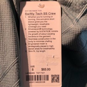 Lululemon Tech SS Crew
